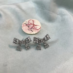 Load image into Gallery viewer, Crystal Bow Silver
