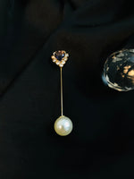 Load image into Gallery viewer, Hijab pearl/stone pin 06
