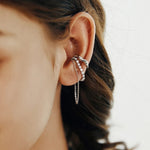 Load image into Gallery viewer, Silver Ear Cuff Set
