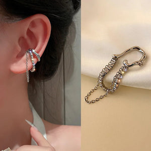 Silver Ear Cuff Set