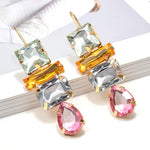 Load image into Gallery viewer, Pink Emerald Stone Earring
