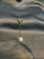 Load image into Gallery viewer, Hijab pearl/stone pin 06
