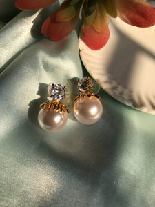 925 sterling pearl stud