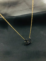 Load image into Gallery viewer, Swan Ss pendant Black
