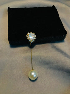 Hijab pearl/stone pin 06