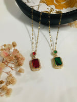 Load image into Gallery viewer, Green Emerald pendant
