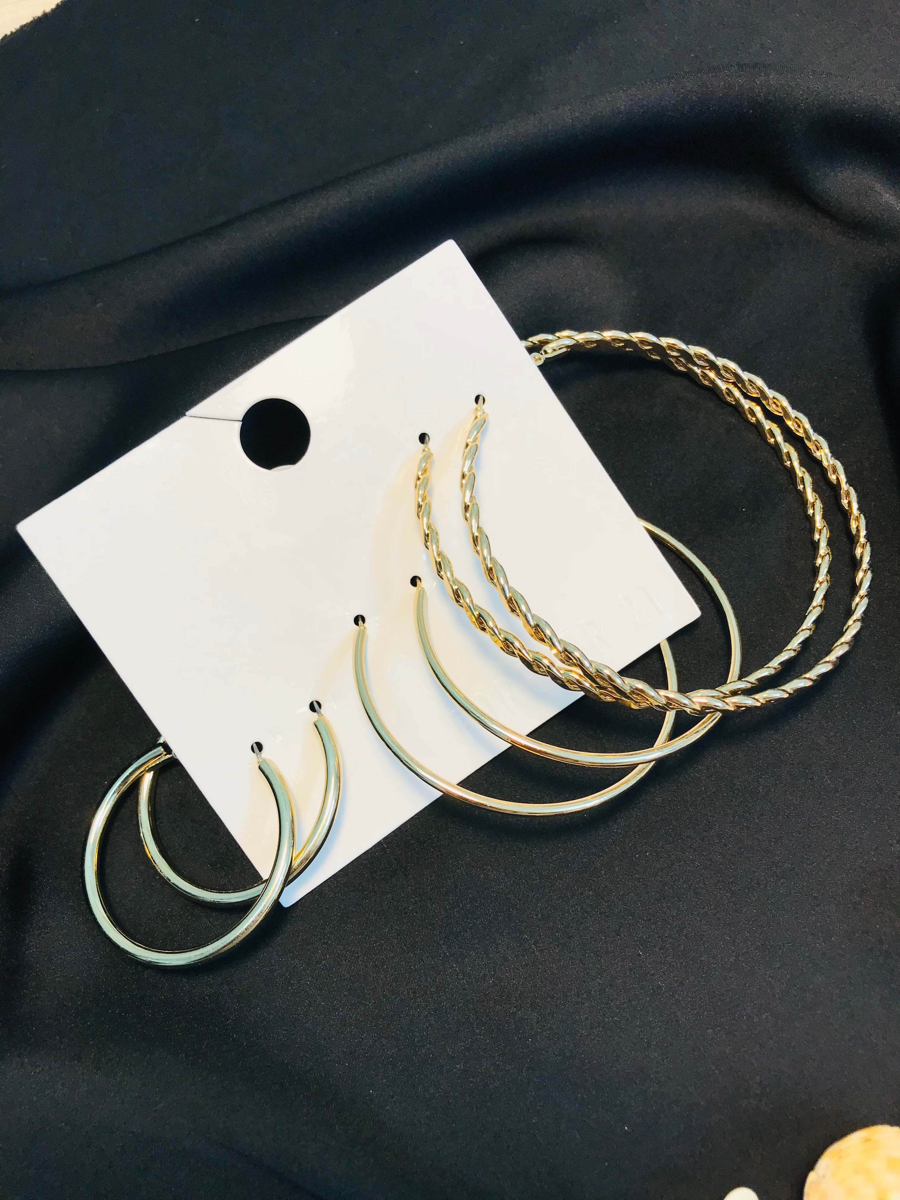 3 pair hoop set-02