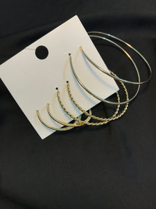 3 pair  Hoop Set-01