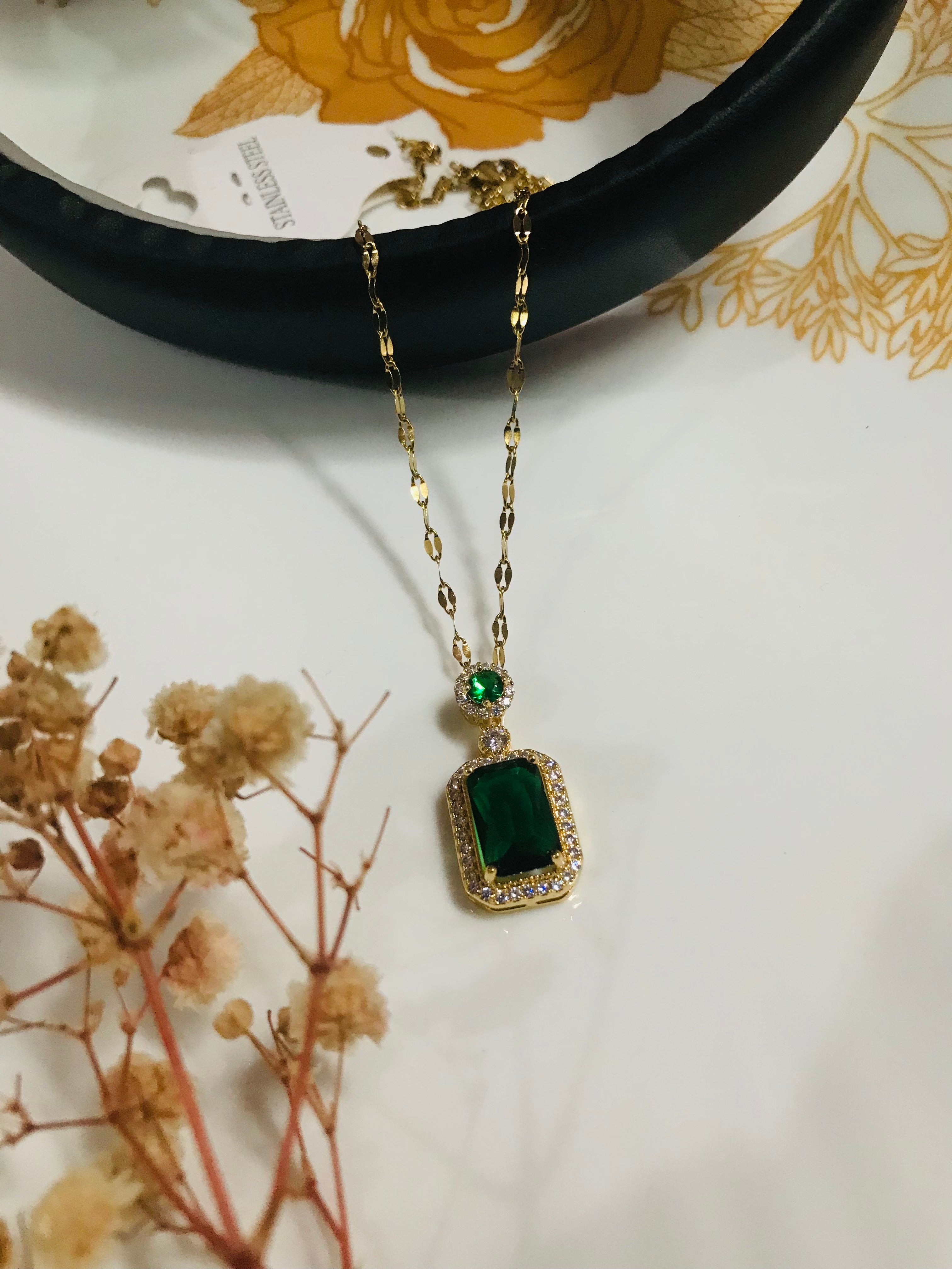 Green Emerald pendant