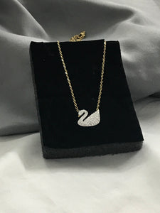 Swan Ss  Pendant White