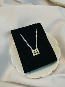 Zircon Square Pendant