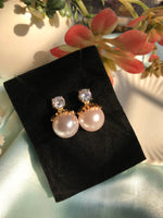 Load image into Gallery viewer, 925 sterling pearl stud
