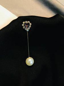 Hijab pearl/stone pin 06