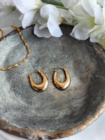 Load image into Gallery viewer, Boho Golden Metallic Hoop
