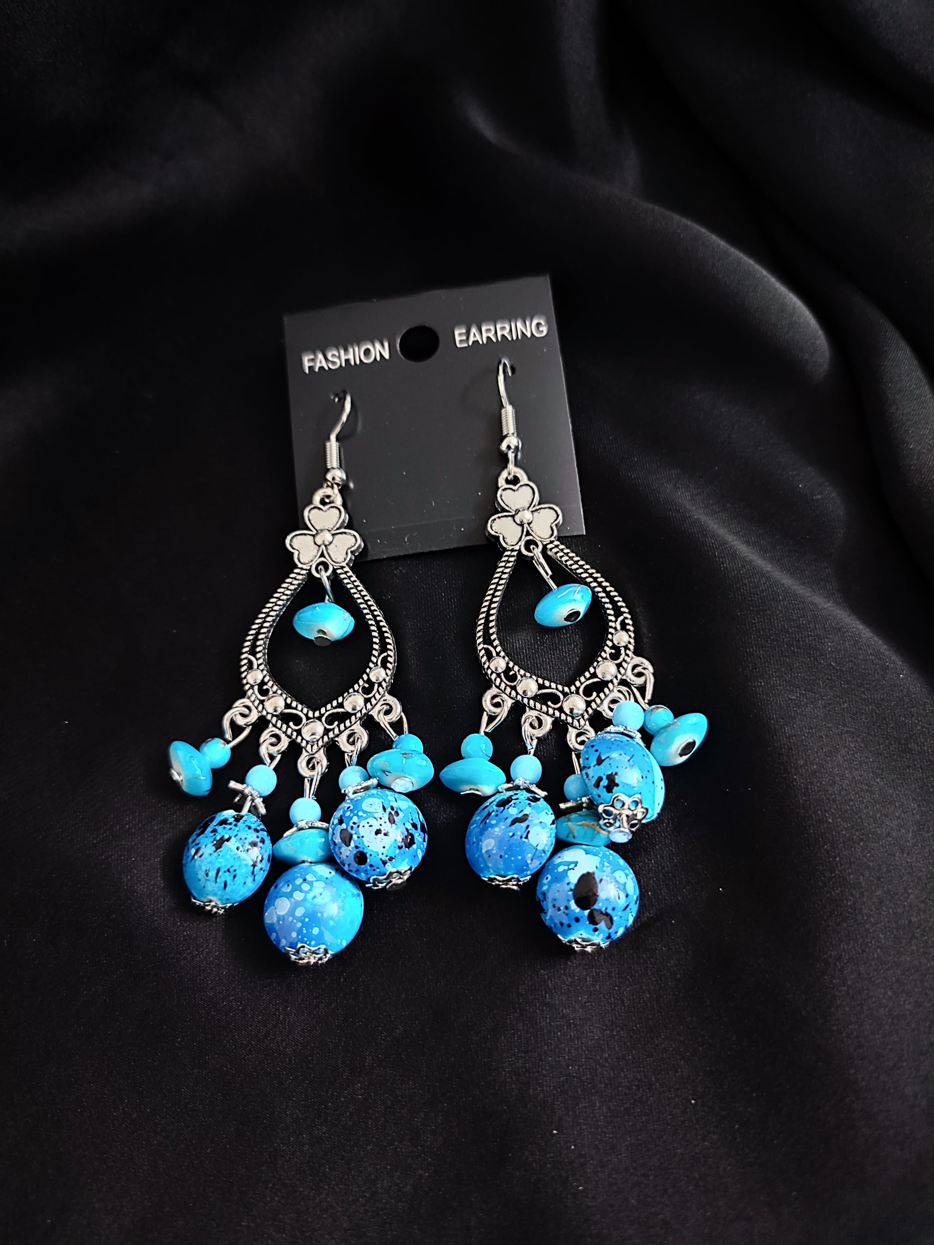 Antique Feroza Beads Earring