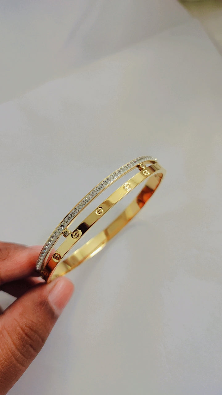 Titanium Kartier Bangle Bracelet-04