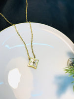 Load image into Gallery viewer, Luise triangle pendant
