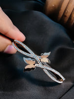 Load image into Gallery viewer, Butterfly Titanium RoseGold Bracelet
