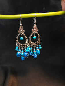 Antique Feroza Beads Earring