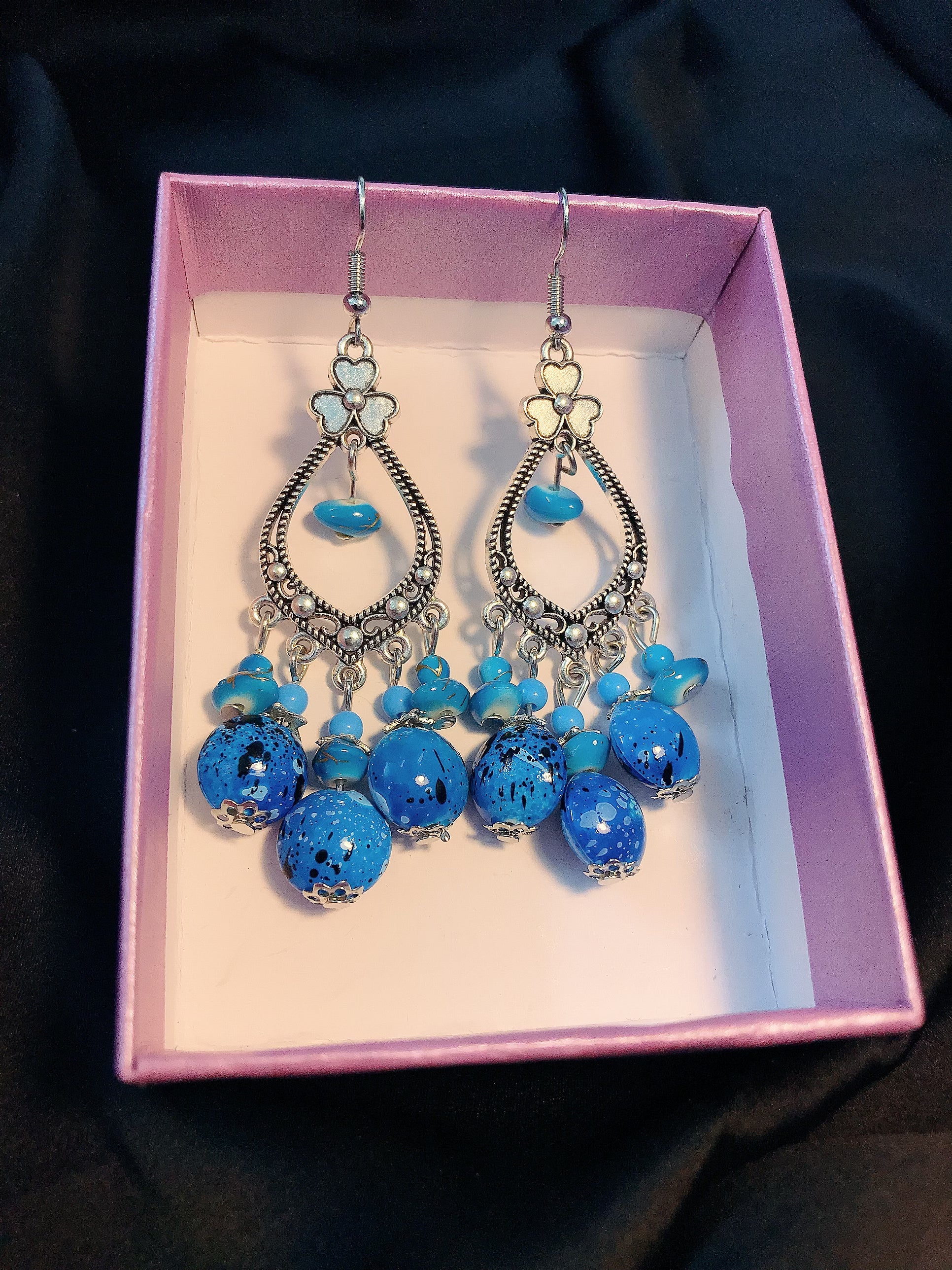 Antique Feroza Beads Earring