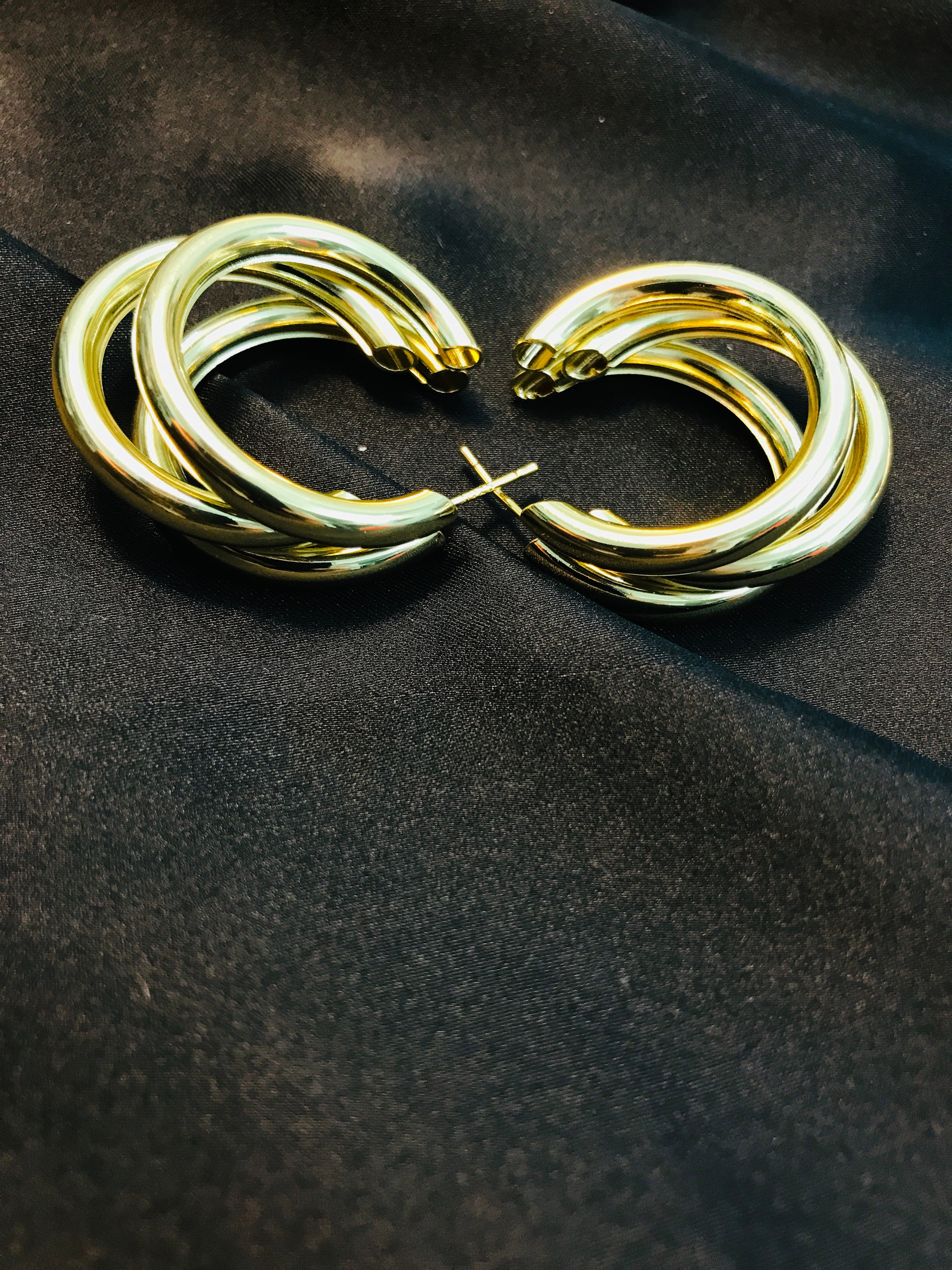 Retro Golden Tiny hoop