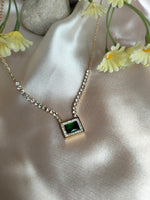 Load image into Gallery viewer, Zircon Square Pendant
