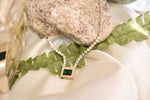 Load image into Gallery viewer, Zircon Square Pendant
