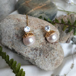 Load image into Gallery viewer, 925 sterling pearl stud
