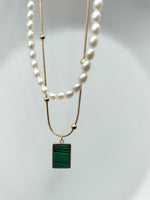 Load image into Gallery viewer, Double Layer pearl necklace
