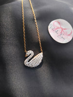 Load image into Gallery viewer, Swan Ss  Pendant White
