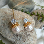 Load image into Gallery viewer, 925 sterling pearl stud
