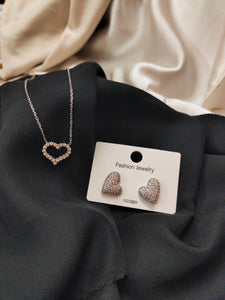 Heart pendant silver