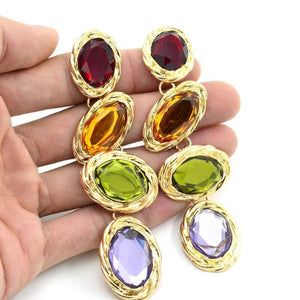 Multi Stone Earring