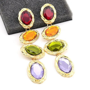 Multi Stone Earring