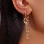 Load image into Gallery viewer, Cuff chain Earring 02

