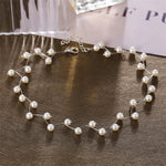 Load image into Gallery viewer, Pearl Charm Choker Silver
