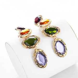 Multi Stone Earring