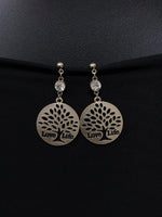 Load image into Gallery viewer, golden tree earring
