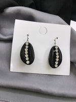 Load image into Gallery viewer, black Stone Kori earring
