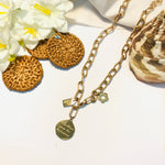 Load image into Gallery viewer, Knot Coin stainless Necklace
