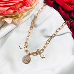 Load image into Gallery viewer, Knot Coin stainless Necklace
