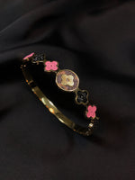 Load image into Gallery viewer, Black Pink Titanium Luise Bracelet
