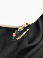 Load image into Gallery viewer, Black Pink Titanium Luise Bracelet
