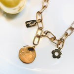 Load image into Gallery viewer, Knot Coin stainless Necklace
