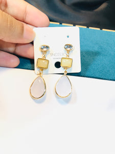 Kundon Stone Baby Pink Earring