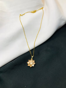 Golden crystal Pendant