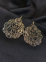 Load image into Gallery viewer, Floral Golden Filigree Earrings
