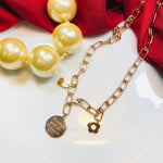 Load image into Gallery viewer, Knot Coin stainless Necklace
