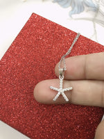 Load image into Gallery viewer, Silver Star Stone Pendant
