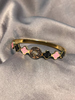 Load image into Gallery viewer, Black Pink Titanium Luise Bracelet
